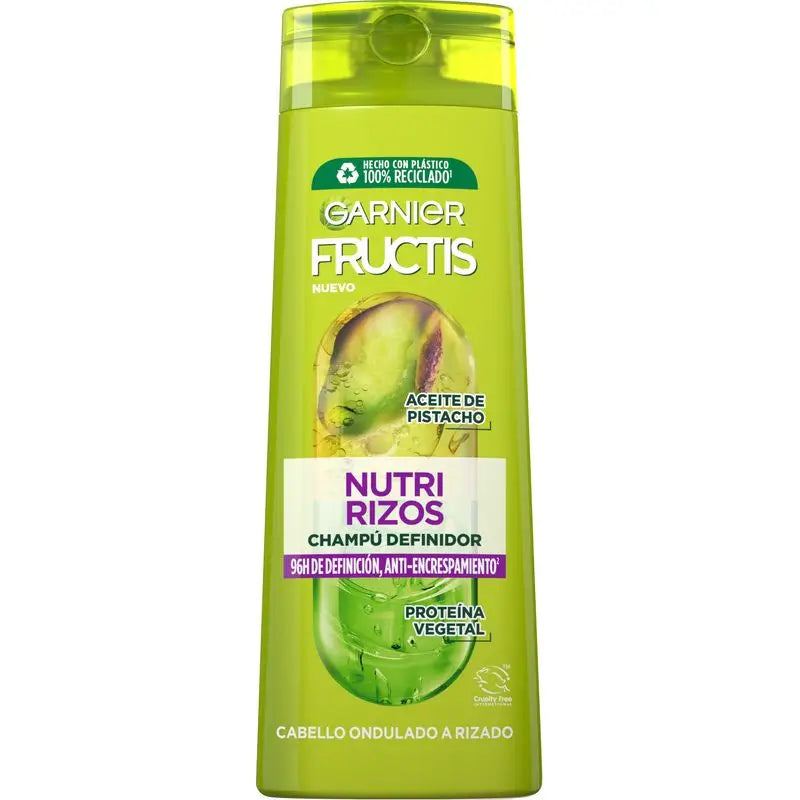 Garnier Fructis Nutri Curls Contouring Shampoo Curly or Wavy Hair 380 Ml