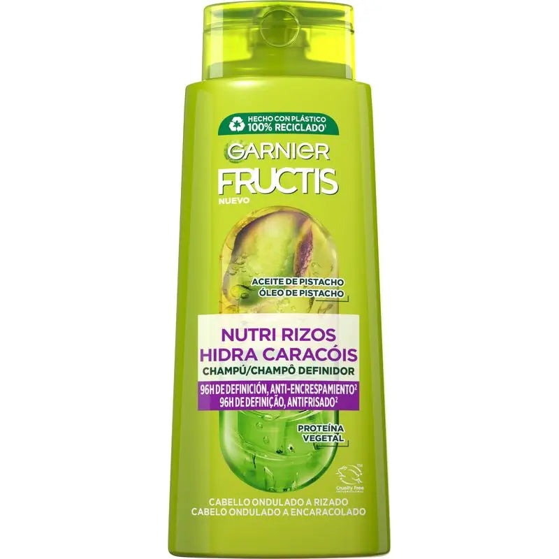 Garnier Fructis Nutri Curls Contouring Shampoo Curly or Wavy Hair - 690 Ml