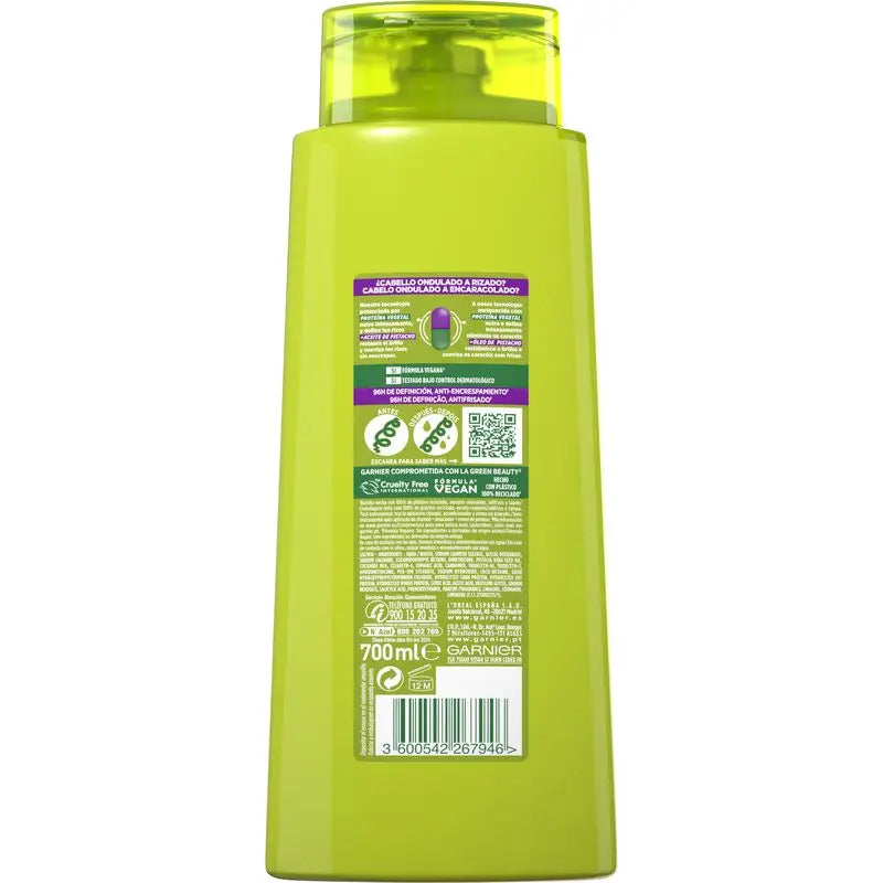 Garnier Fructis Nutri Curls Contouring Shampoo Curly or Wavy Hair - 690 Ml