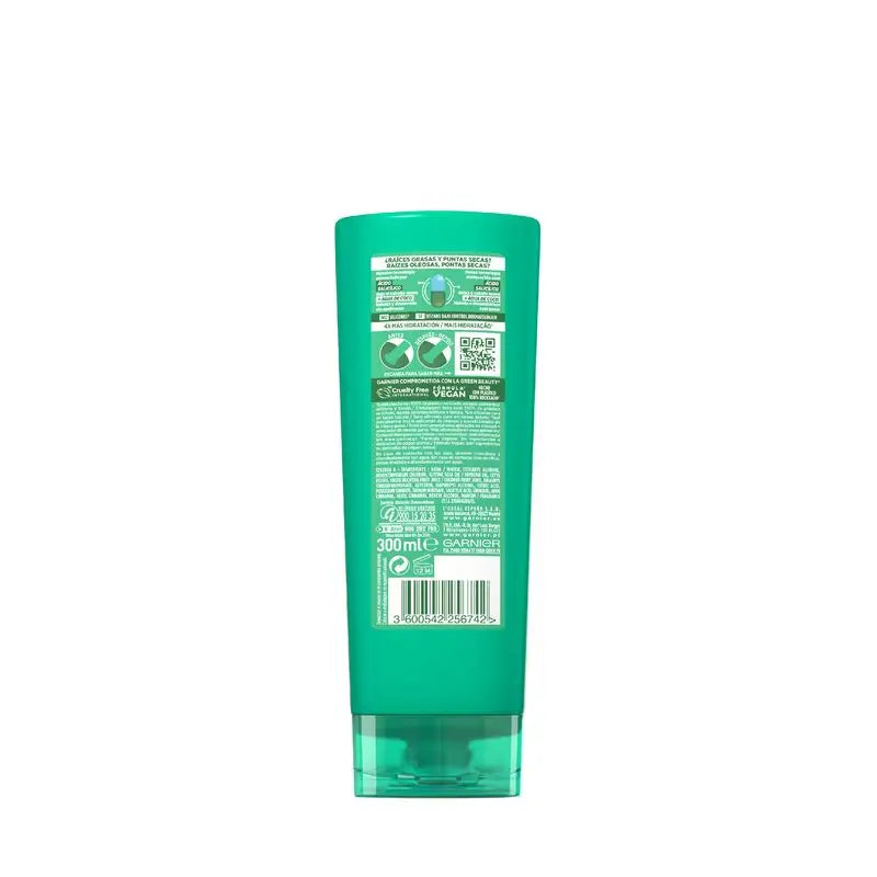 Garnier Fructis Pure Fresh Coconut Water Conditioner Normal Hair With Oily Roots And Dry Ends 250Ml