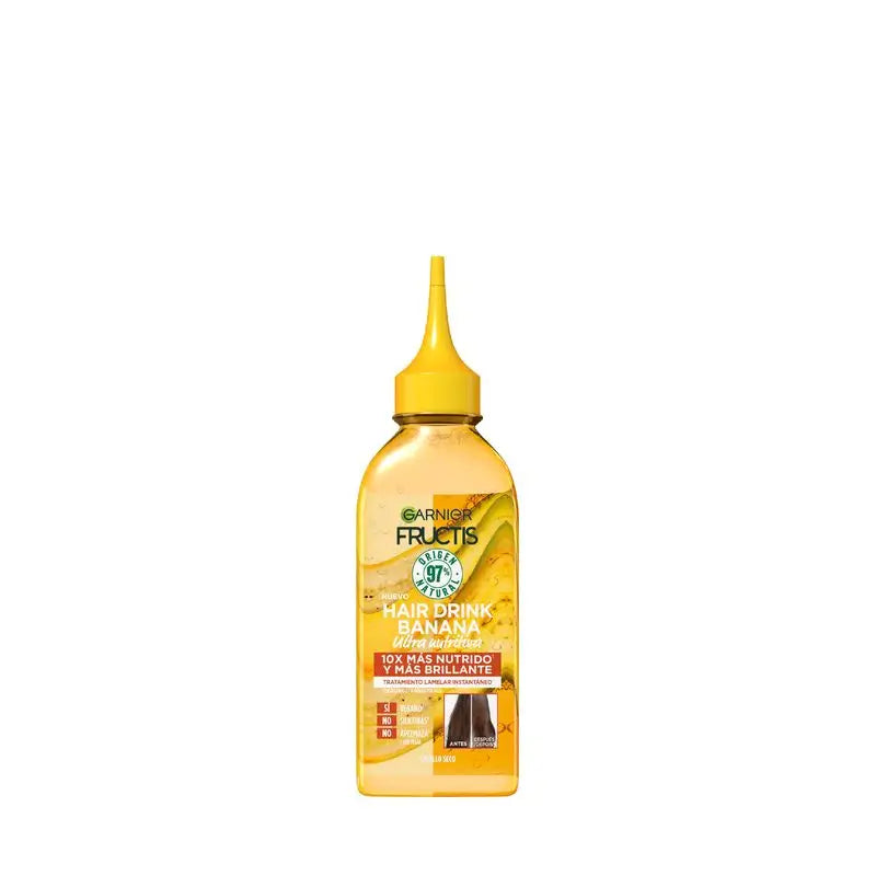 Garnier Fructis Hair Drink Banana Ultra Nourishing Lellar Treatment. Hair 10X More Nourished And Shiny, 200Ml