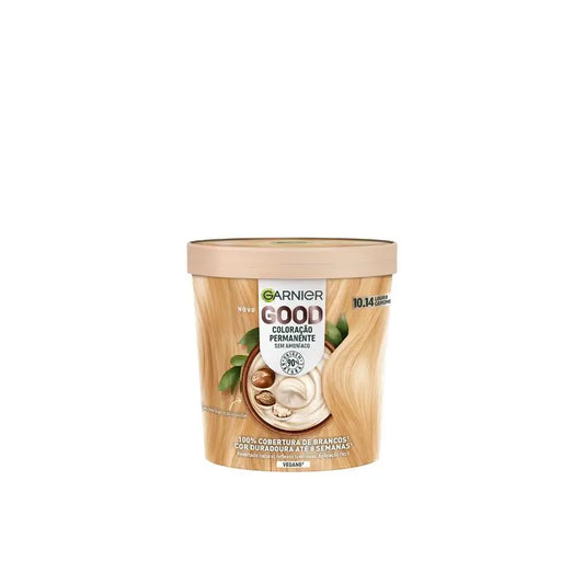 Garnier Good Permanent Colouring Ammonia Free, 90% Natural Origin Shade 10.14 Camomile Blonde.