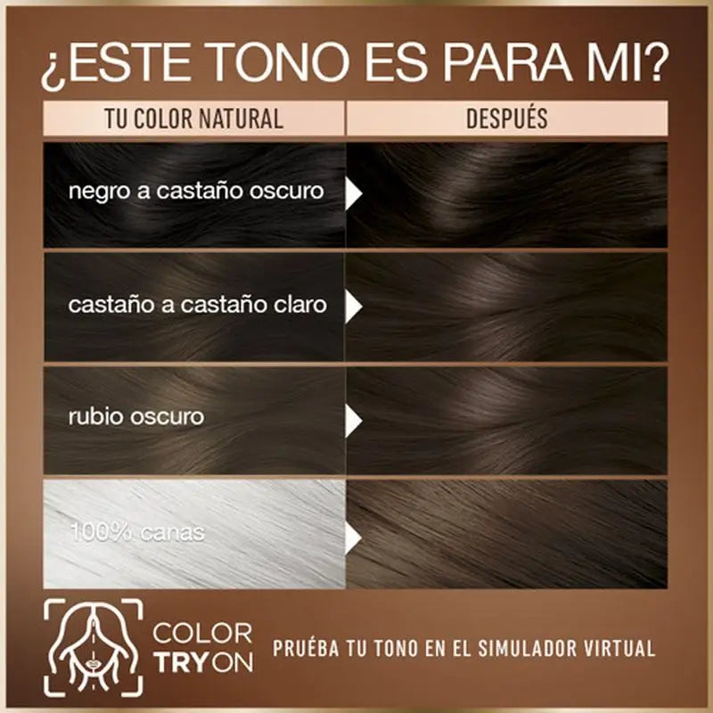 Garnier Good Permanent Colouring Ammonia Free, 90% Natural Origin Shade 4.0 Cocoa Brown.