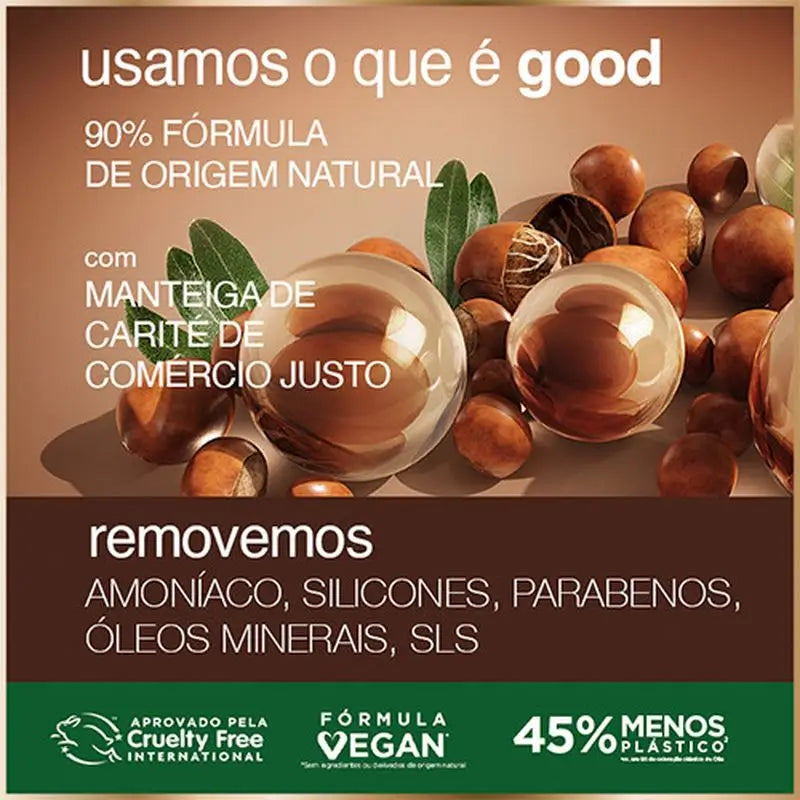 Garnier Good Permanent Colouring, Ammonia-Free, 90% Natural Origin Shade 6.0 Auburn Mocaccino.