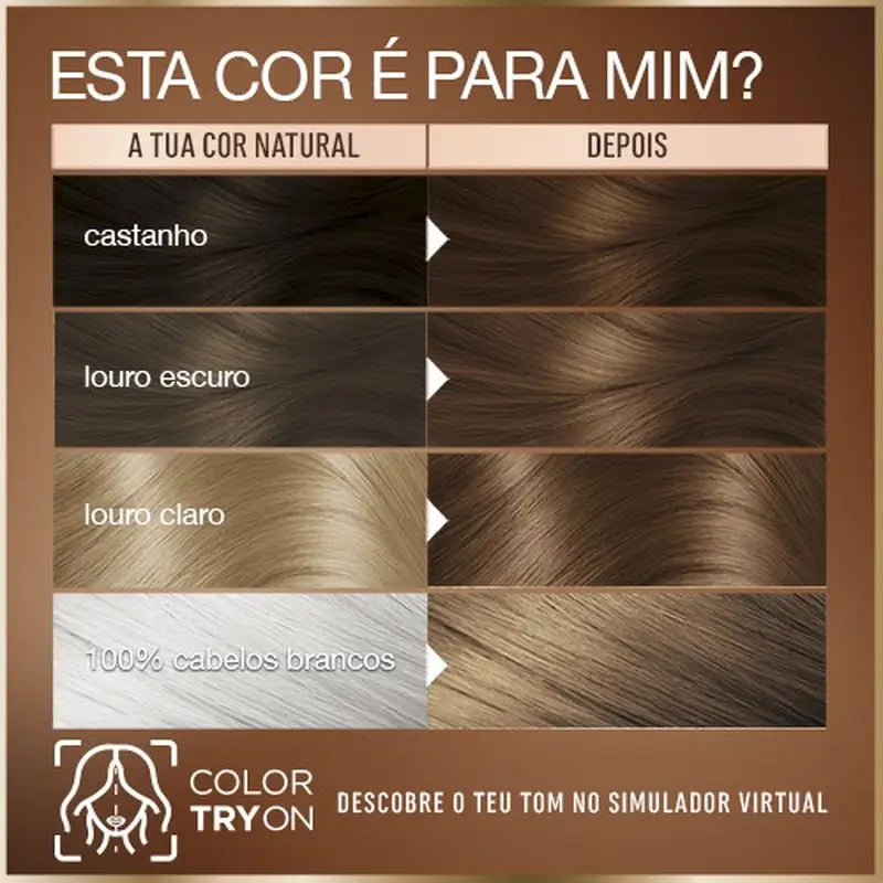 Garnier Good Permanent Colouring, Ammonia-Free, 90% Natural Origin Shade 6.0 Auburn Mocaccino.