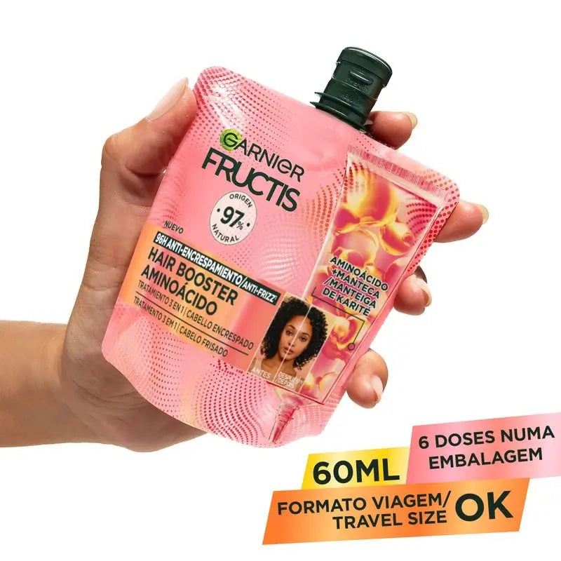 Garnier Hair Booster Amino Acid 3-In-1 Treatment For 96H Anti-Frizz*.