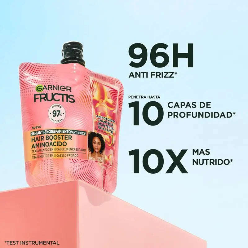 Garnier Hair Booster Amino Acid 3-In-1 Treatment For 96H Anti-Frizz*.