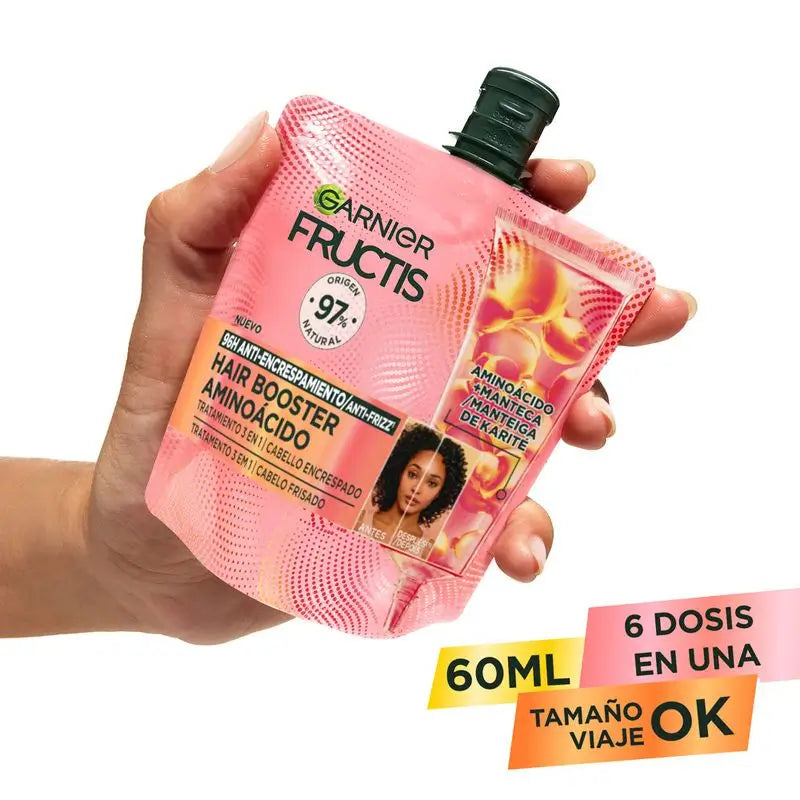 Garnier Hair Booster Amino Acid 3-In-1 Treatment For 96H Anti-Frizz*.