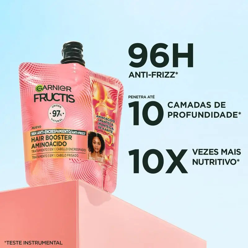 Garnier Hair Booster Amino Acid 3-In-1 Treatment For 96H Anti-Frizz*.