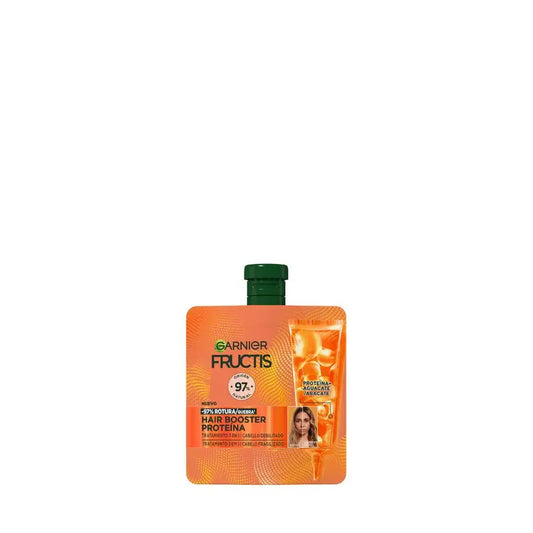 Garnier Hair Booster Protein 3-In-1 Treatment For 97% Less Hair Breakage*.