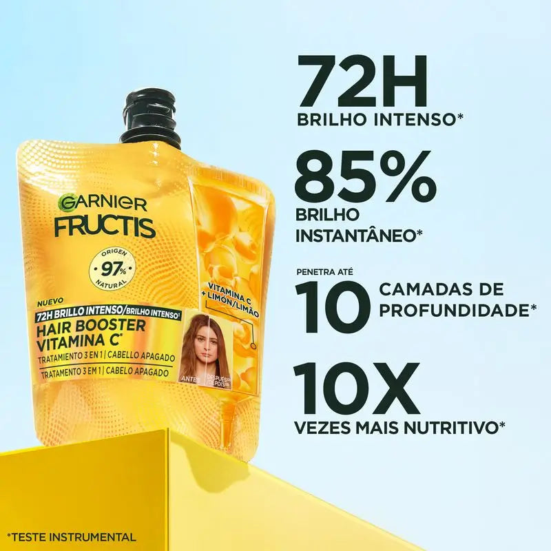 Garnier Hair Booster Vitamin C* 3-In-1 Treatment For 72H Hair Shine**