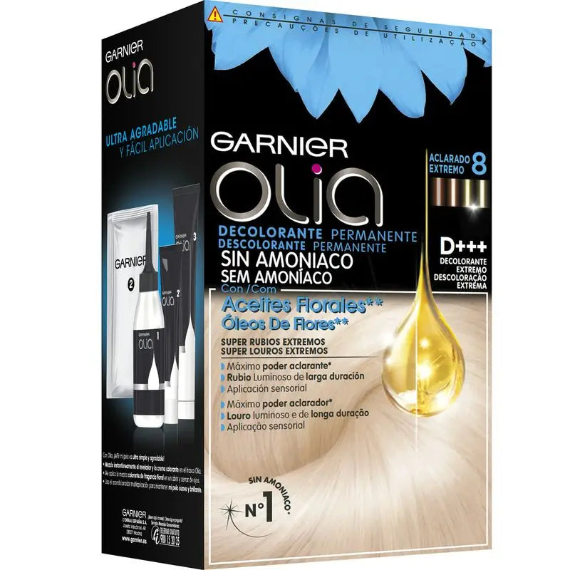 Garnier Olia Ammonia-Free Permanent Colouring Agent With Natural Floral Oils - Extreme Colouring Agent D+++