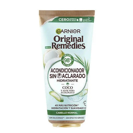 Garnier Original Remedies Organic Coconut & Aloe Vera Leave-In Conditioner For Normal Hair- 200 Ml