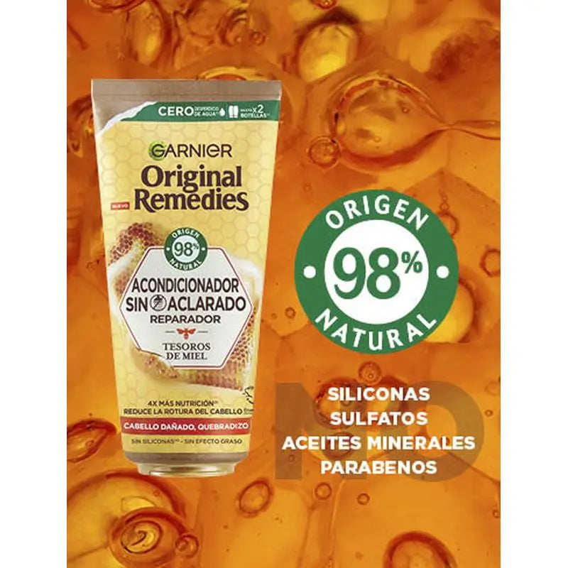 Garnier Original Remedies Leave-In Conditioner Honey Treasures for Damaged & Brittle Hair - 200 Ml