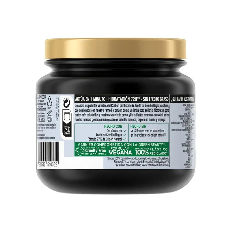 Garnier Original Remedies Magnetic Charcoal Moisturising Mask Hair Remedy