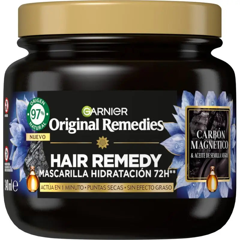 Garnier Original Remedies Magnetic Charcoal Moisturising Mask Hair Remedy