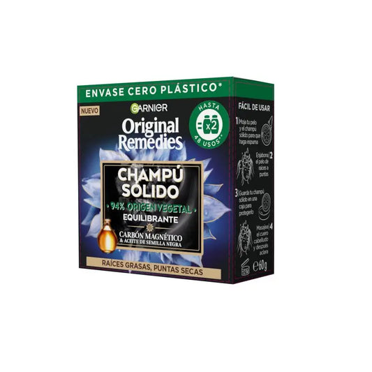 Garnier Original Remedies Magnetic Charcoal Solid Shampoo