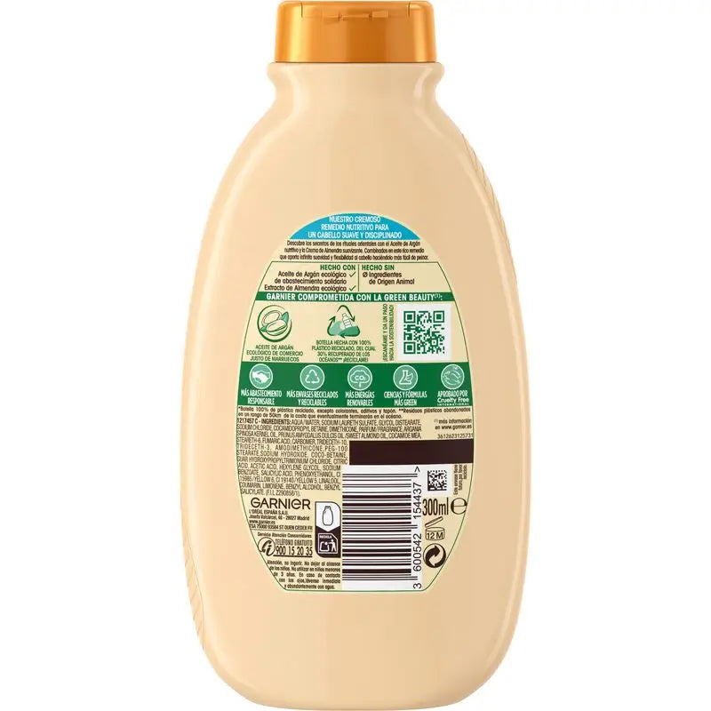 Garnier Original Remedies Argan Elixir Creamy Nourishing Shampoo Silicone Free For Very Dry & Shiny Hair 300 Ml