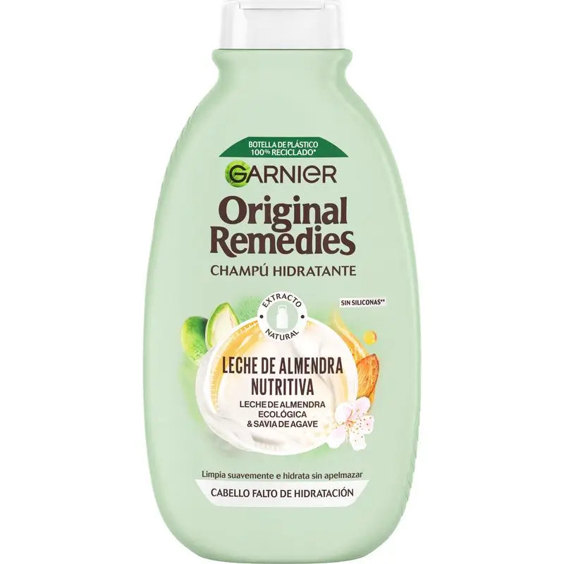 Garnier Original Remedies Almond Milk Shampoo Normal Hair Lacking Moisture - 300 Ml