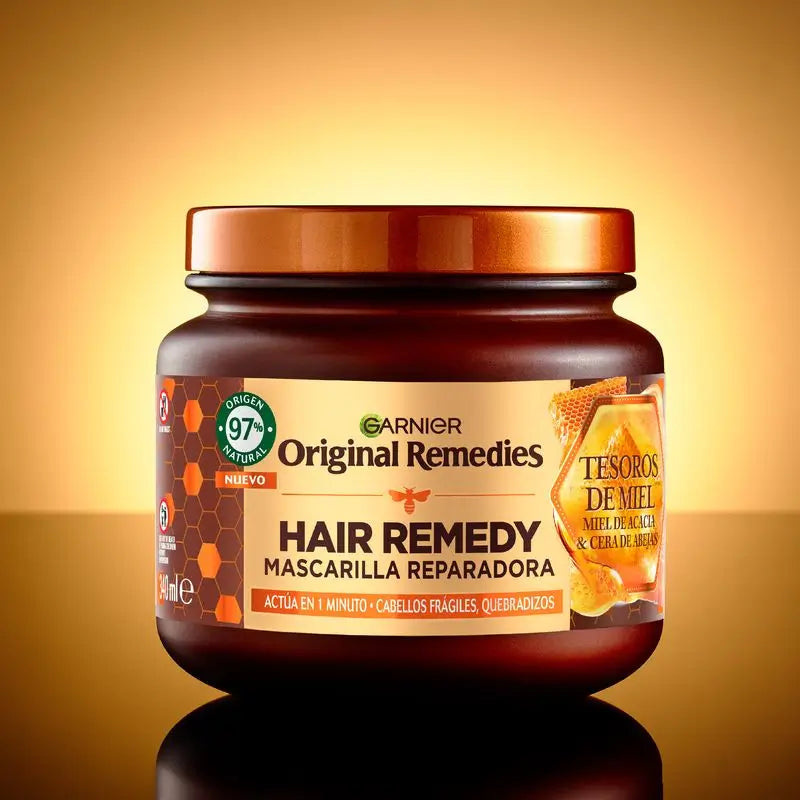 Garnier Original Remedies Hair Remedy Repairing Mask with Acacia Honey & Beeswax, 340Ml