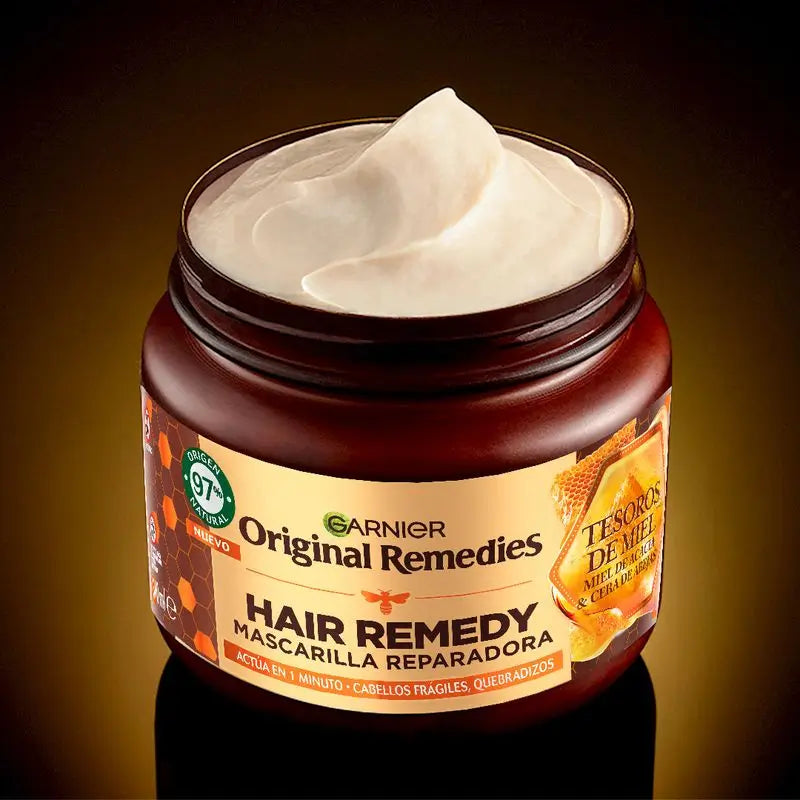 Garnier Original Remedies Hair Remedy Repairing Mask with Acacia Honey & Beeswax, 340Ml