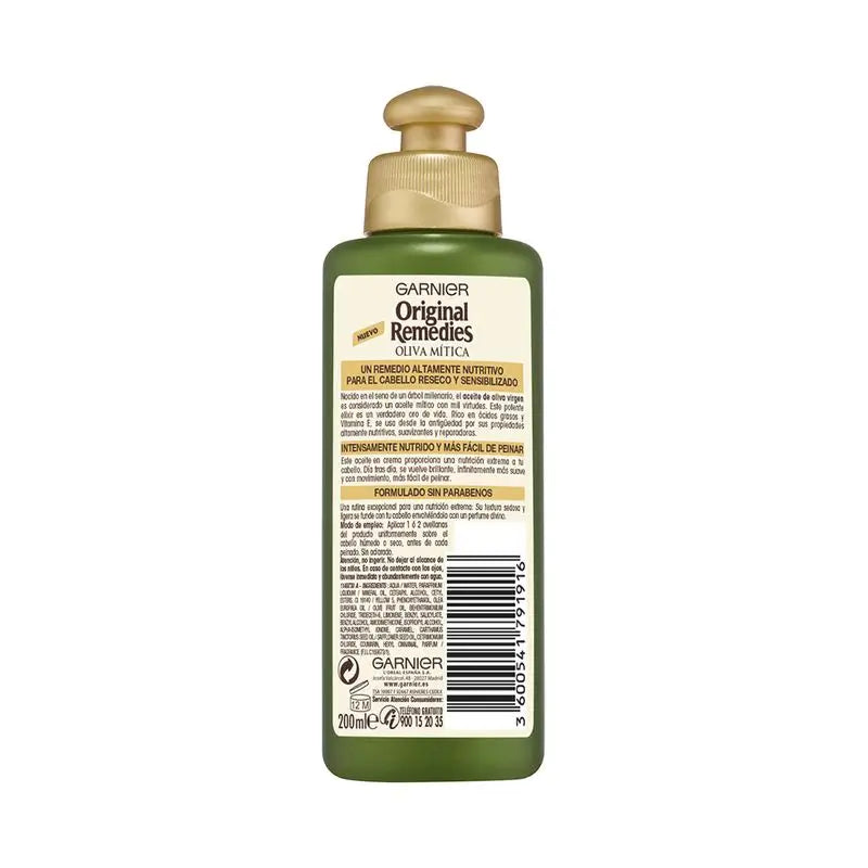 Garnier Original Remedies Olive Mythic Hair Treatment Oil In Cream Dry Hair 200 Ml