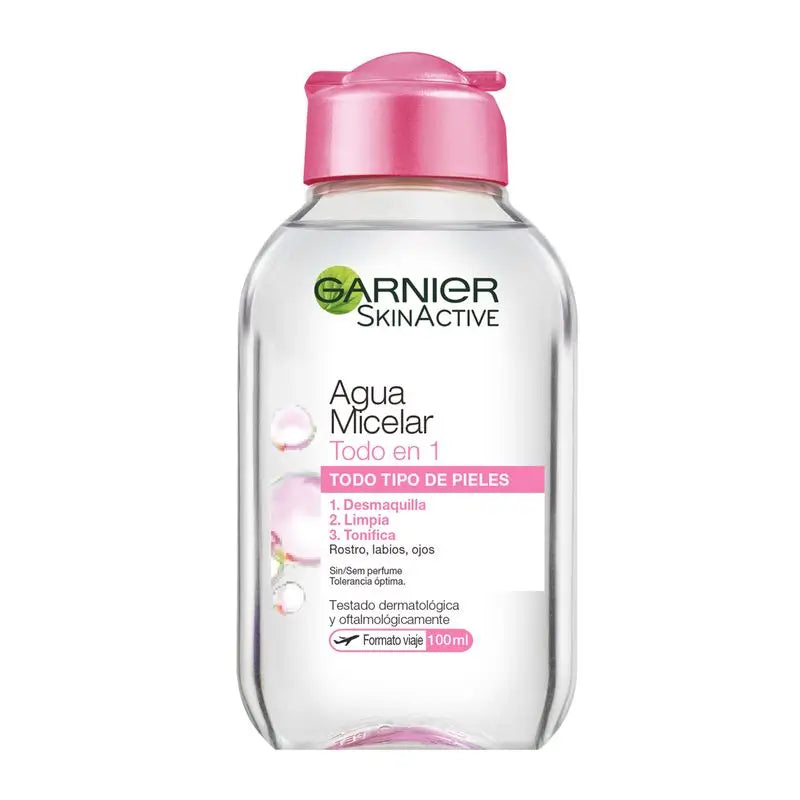 Garnier Skin Active Classic Micellar Water Travel Format For Normal Skin All In One - 100 Ml