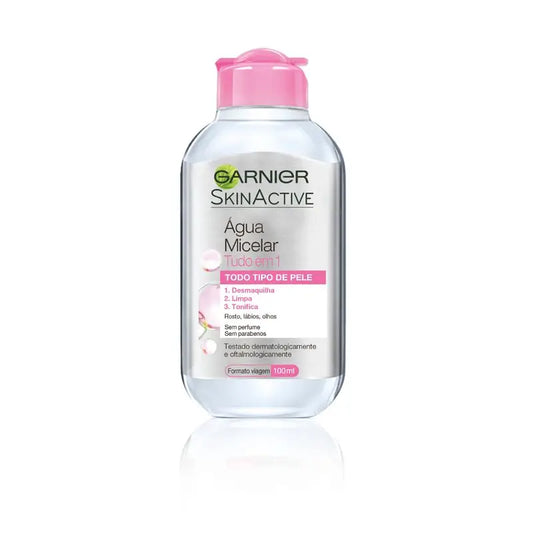 Garnier Skin Active Classic Micellar Water Travel Format For Normal Skin All In One - 100 Ml