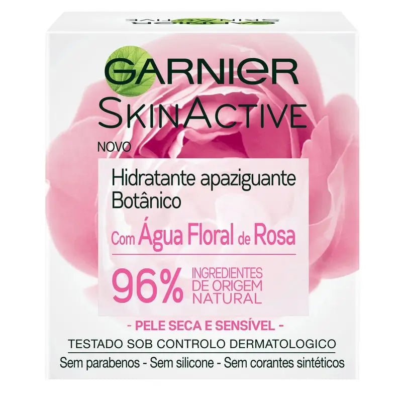 Garnier Skin Active Botanical Range Soothing Moisturiser With Rose Water 50 Ml