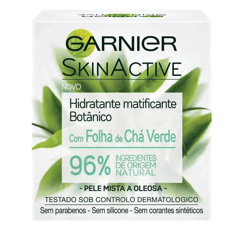 Garnier Skin Active Botanical Range Mattifying Moisturiser With Green Tea Leaf 50 Ml