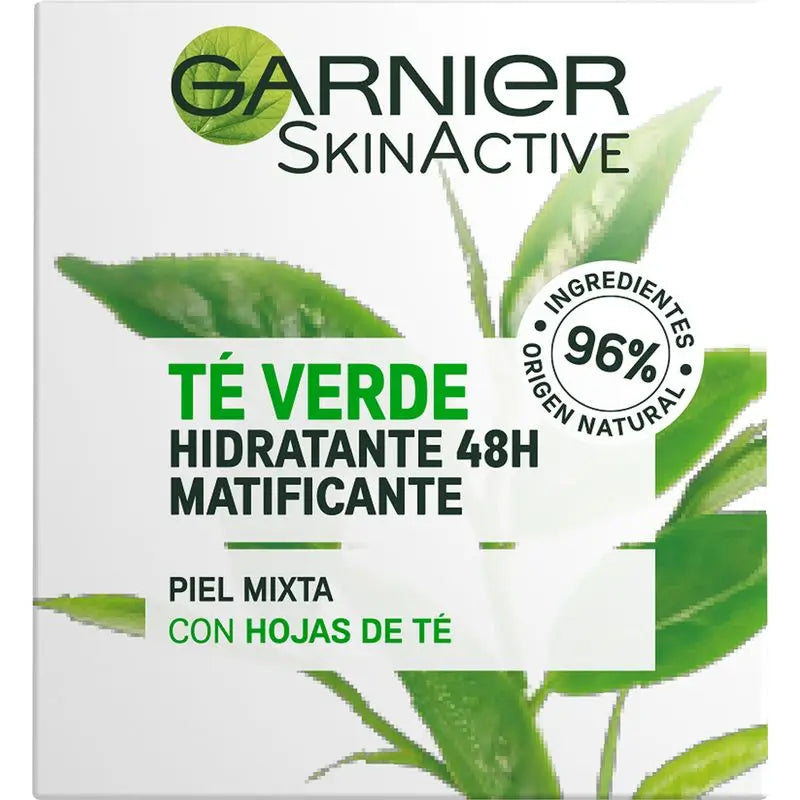 Garnier Skin Active Botanical Range Mattifying Moisturiser With Green Tea Leaf 50 Ml