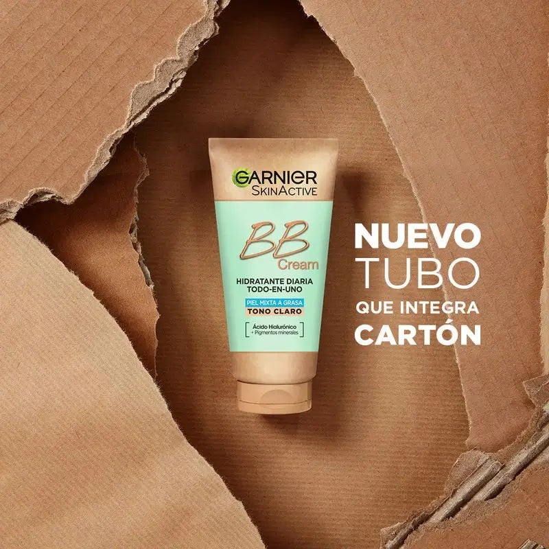 Garnier Skinactive Mattifying Bb Cream For Combination To Oily Skin Light Tone. All In One Moisturiser With Colour Spf 25, 50Ml