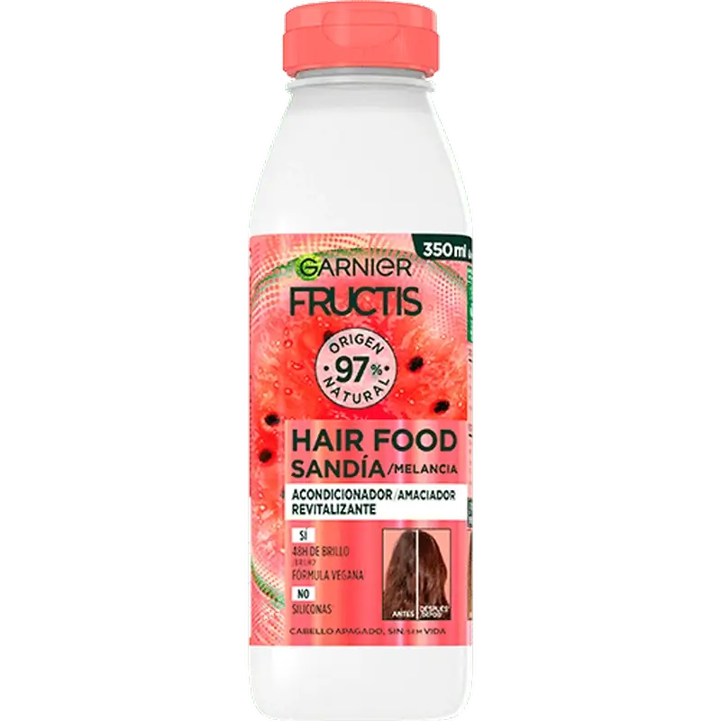 GarnierFructis Hair Food Watermelon Revitalising Conditioner For Dull, Lifeless Hair 350 Ml