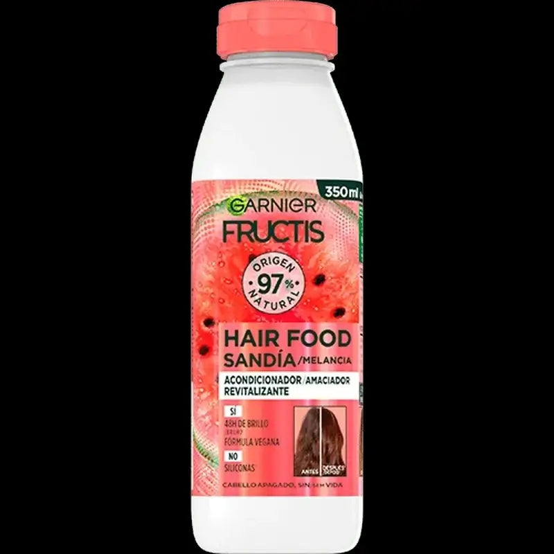 Garnier Fructis Hair Food Watermelon Revitalising Conditioner For Dull, Lifeless Hair 350 Ml