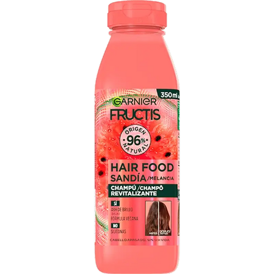 GarnierFructis Hair Food Watermelon Revitalising Shampoo For Dull, Lifeless Hair 350 Ml