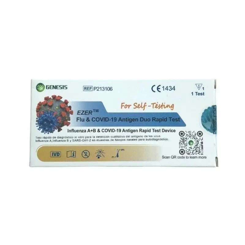 Genesis Nasal Antigen Test Duo Sars-Cov-2 & Influenza A/B, 1 pc.