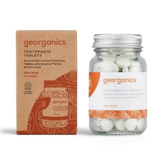 Georganics Dentifrico Mineral Naranja 120Comp Eferves. 