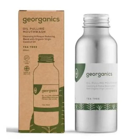 Georganics Enjuage Bucal Con Aceite Arbol Del Te 100Ml. 