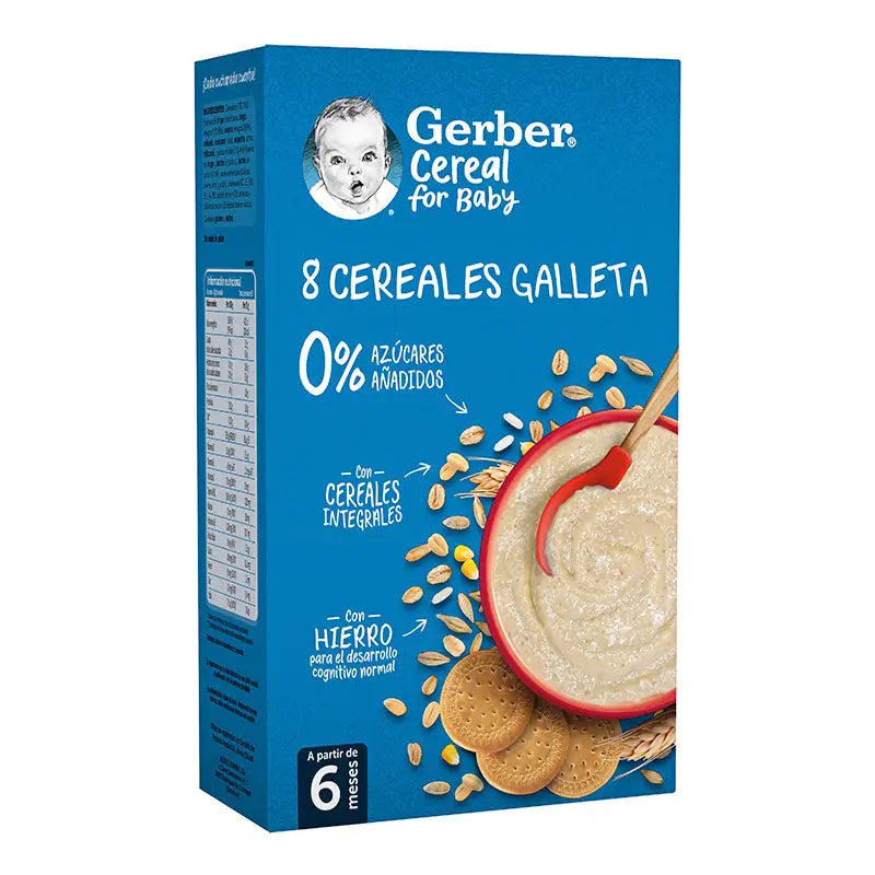 Gerber Multifrutas con Galleta 500 gr