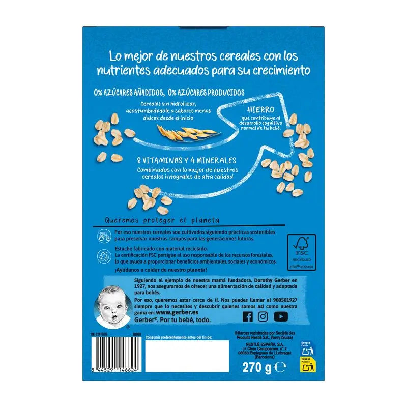 Gerber Multicereal 0%0% biscuit, 270 g