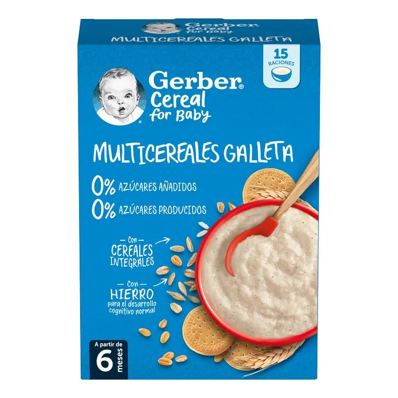 Gerber Multicereal 0%0% biscuit, 270 g