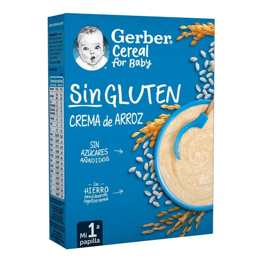 GERBER Gluten Free Rice Cereal Cream 250g