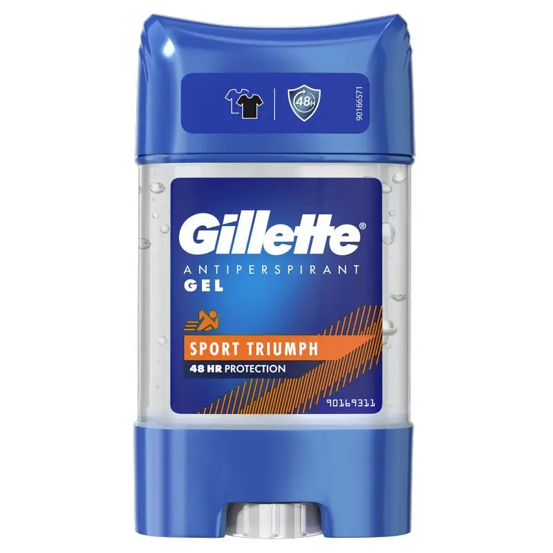 Gillette Deodorant Clear Anti Perspiration Gel Triumph Sport 70Ml