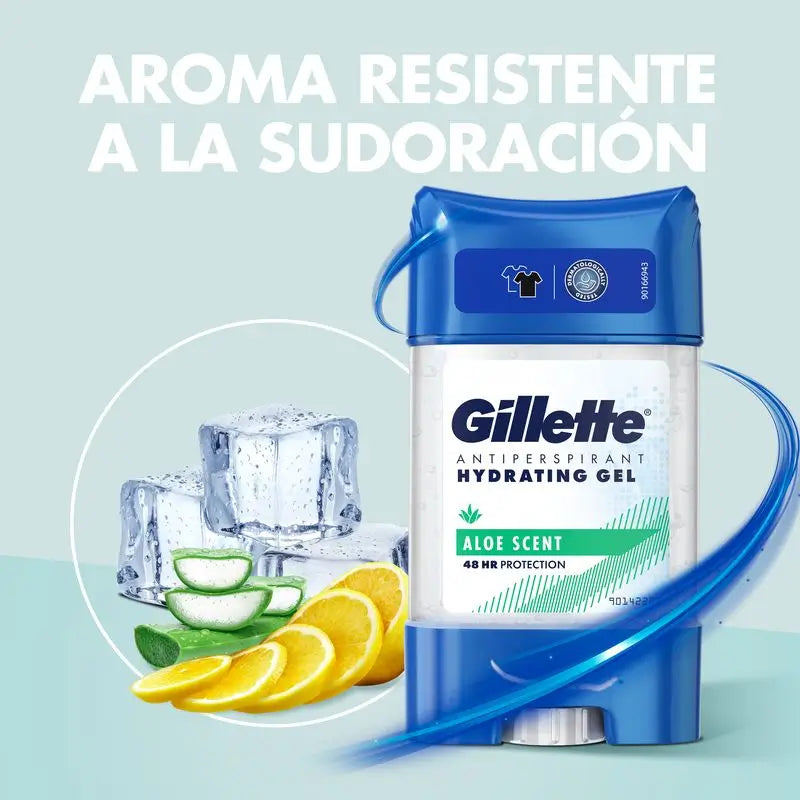 Gillette Deodorant Hydra Antiperspirant Gel Aloe 70Ml