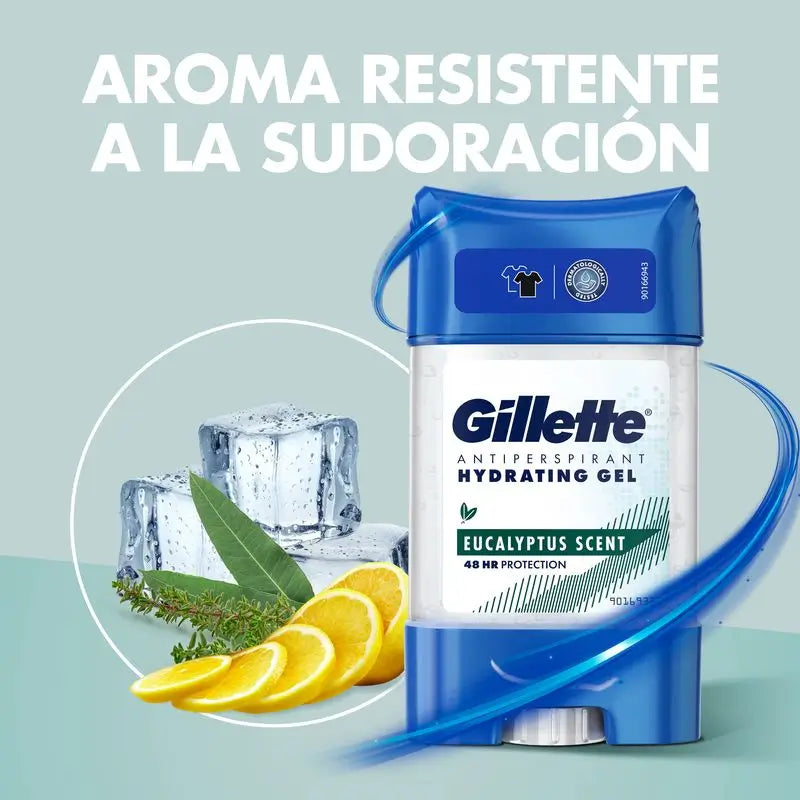 Gillette Deodorant Hydra Antiperspirant Gel Eucalyptus 70 Ml