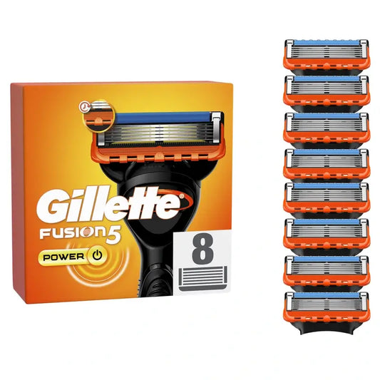 Gillette Fusion5 Power, Razor Refill, 8 pcs.