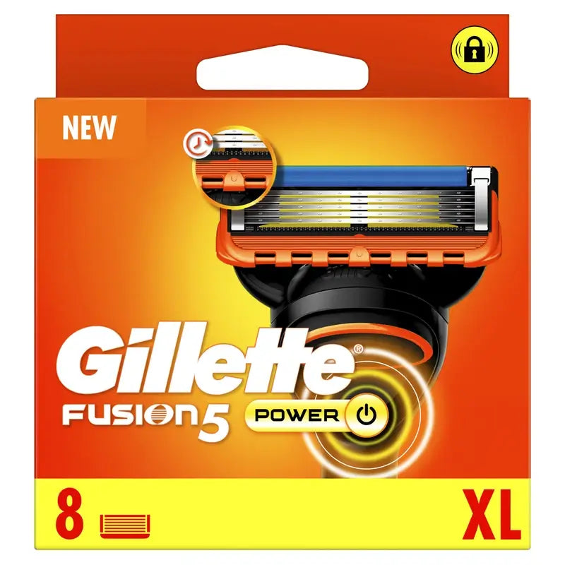 Gillette Fusion5 Power, Razor Refill, 8 pcs.