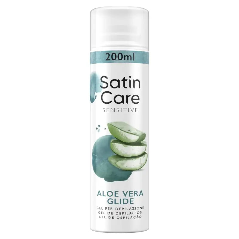 Gillette Satin Care aloe vera hair removal gel for women, 200 Ml