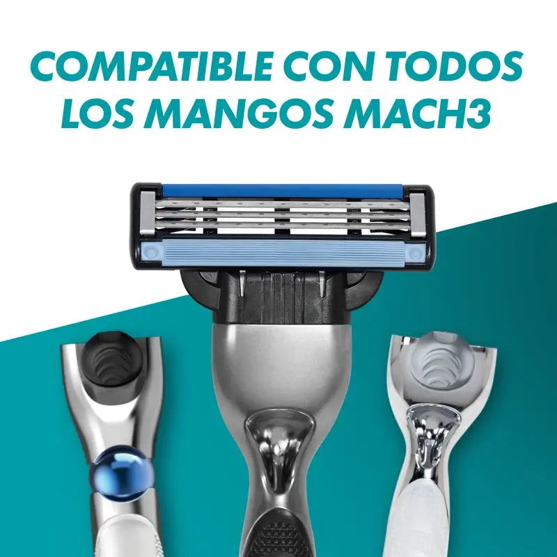 Gillette Mach3 Men's Razor Refills , 5 pcs.