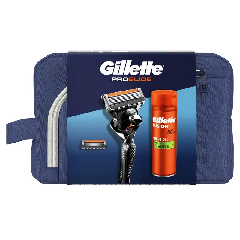 Gillette Proglide Pack With Razor + 1 Refill + Gel